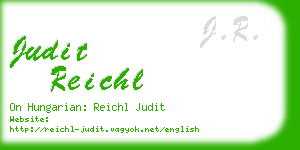 judit reichl business card